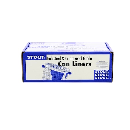 Stout By Envision LLDPE ProPerformance Coreless Bags 55 Gallon Bags Case of 100 bags, 100PK L3658C10